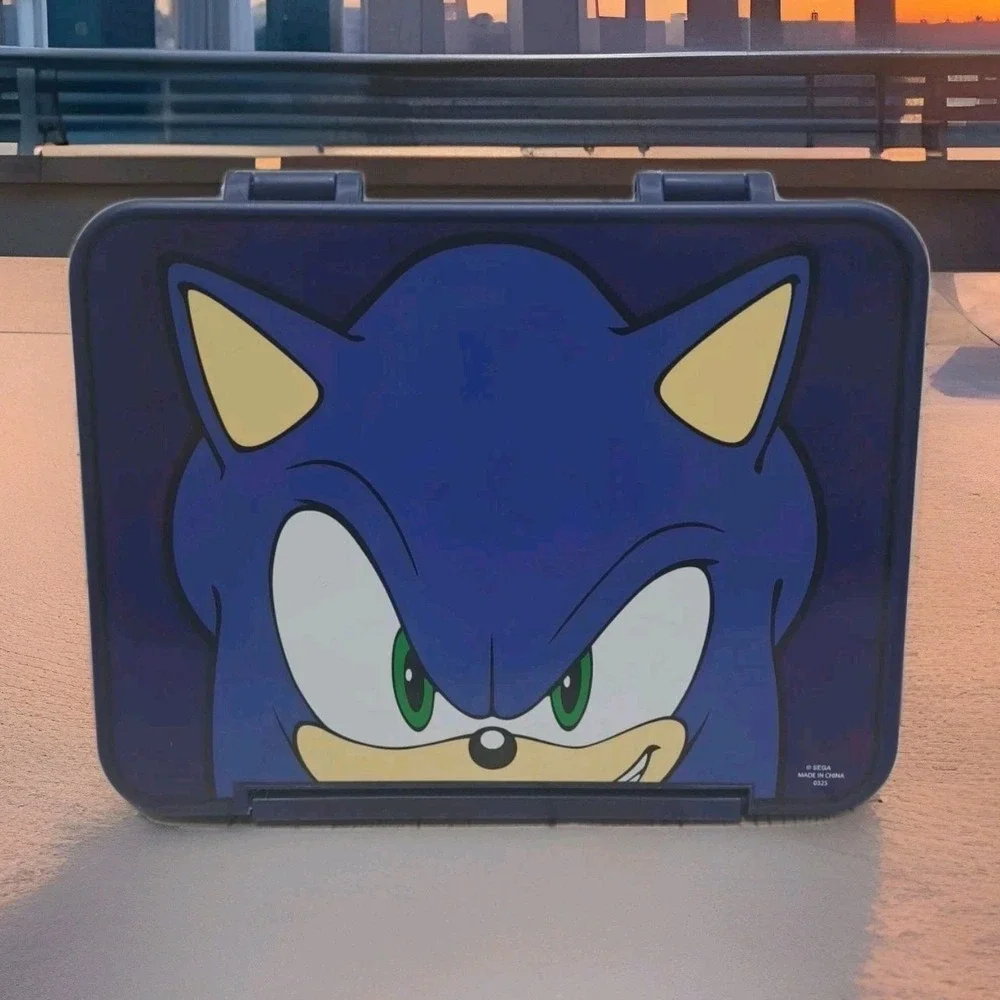 Sega Sonic The Hedgehog Child's Bento Lunch Box BPA & Leak Free